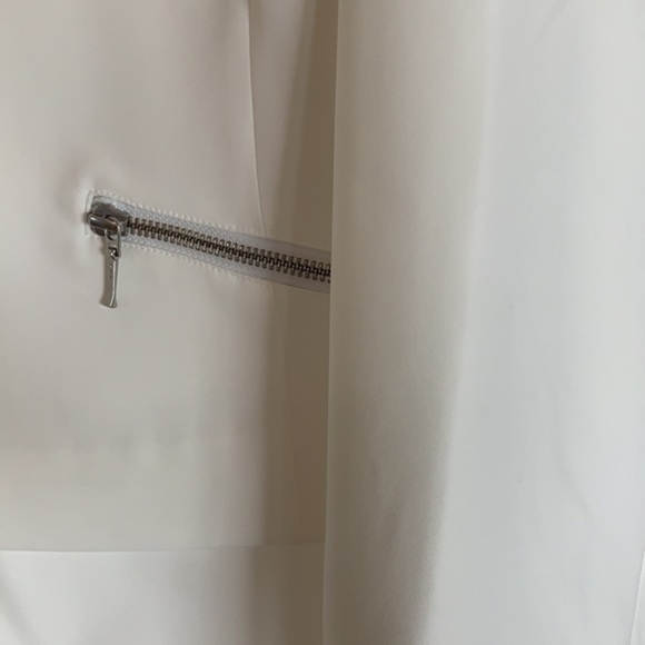 Oversized Blazer Nordstrom Fully Lined cream Blazer Jacket Zipper Pocket… - Picture 6 of 13